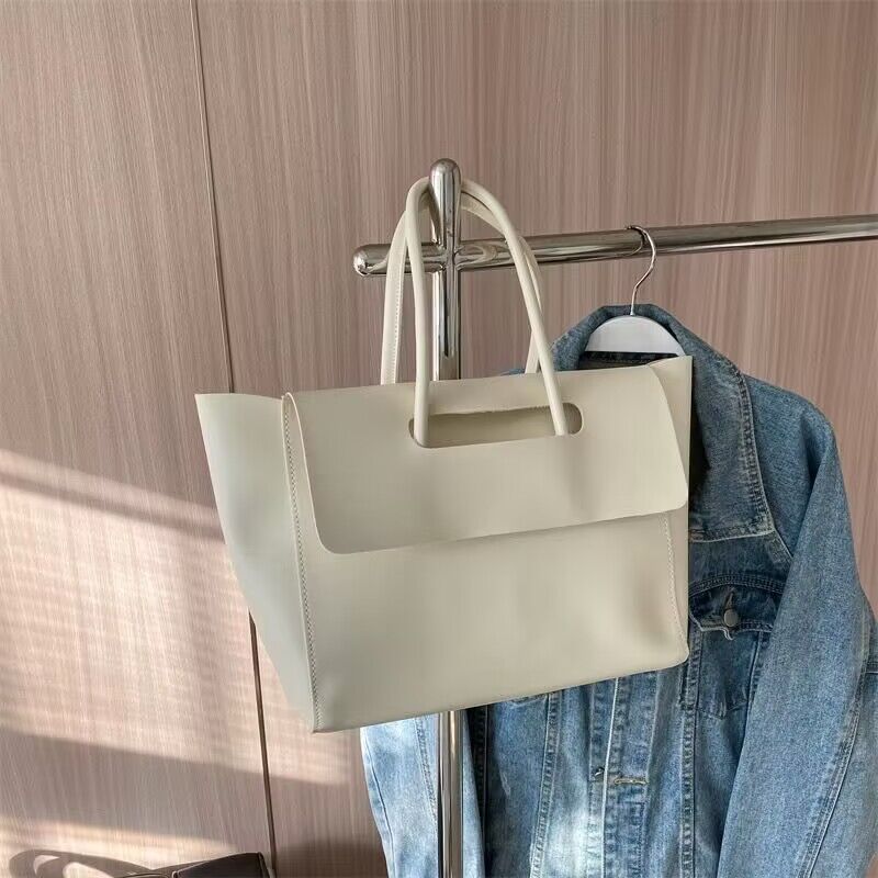 Buy Fashion Women Shoulder Bags Large Capacity Handbags Simple Retro Tote Bags Solid Color Famous Brand High Quality Bags online at DLC Market