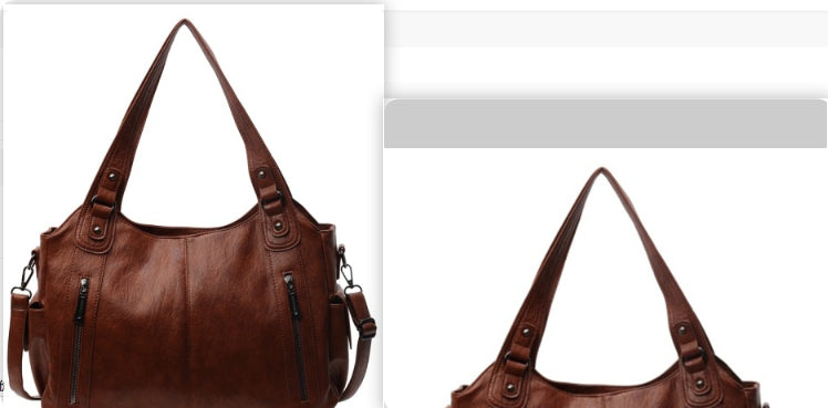 Buy Handbag European And American Retro Solid Color Simple Texture online at DLC Market