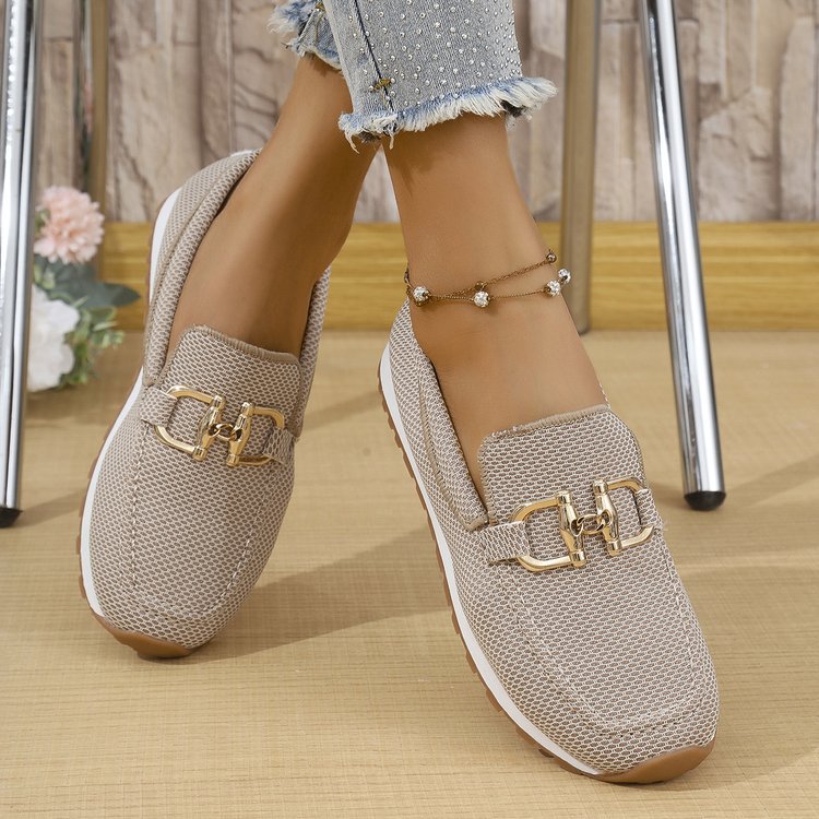 Buy Women's All-match Casual Solid Color Flat Simple Sneaker online at DLC Market