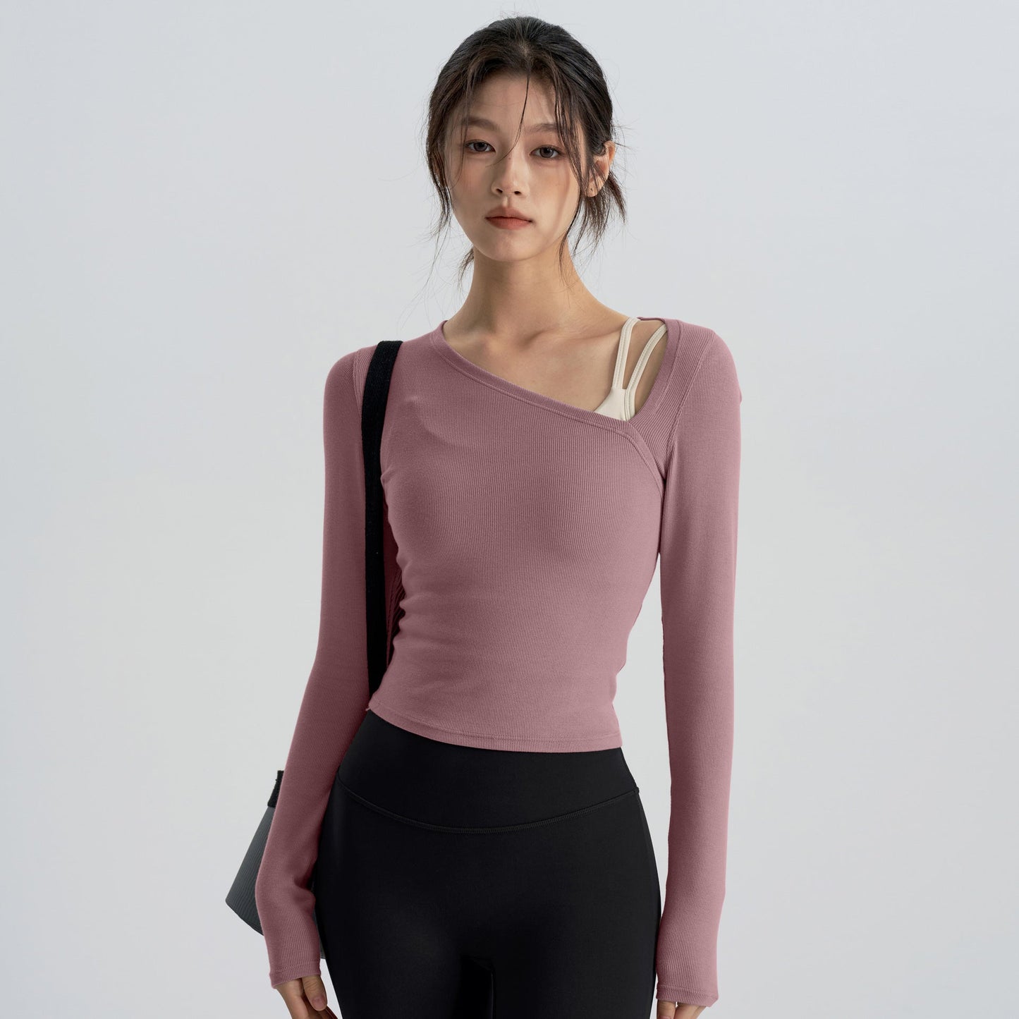 Lady Temperament Yoga Clothes Running Top by null