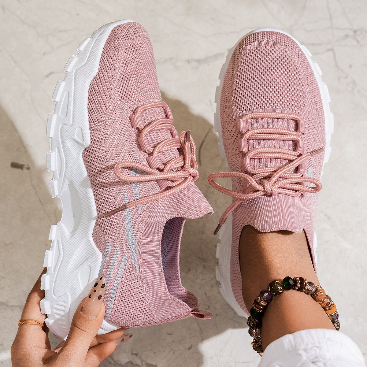 Lightweight Casual Sports Shoes Mesh Upper - DLC MARKET