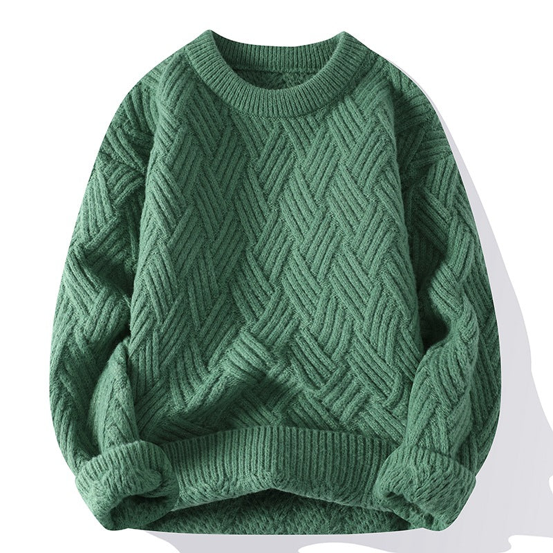 Autumn And Winter Clothing New Men's Thick Sweater by null