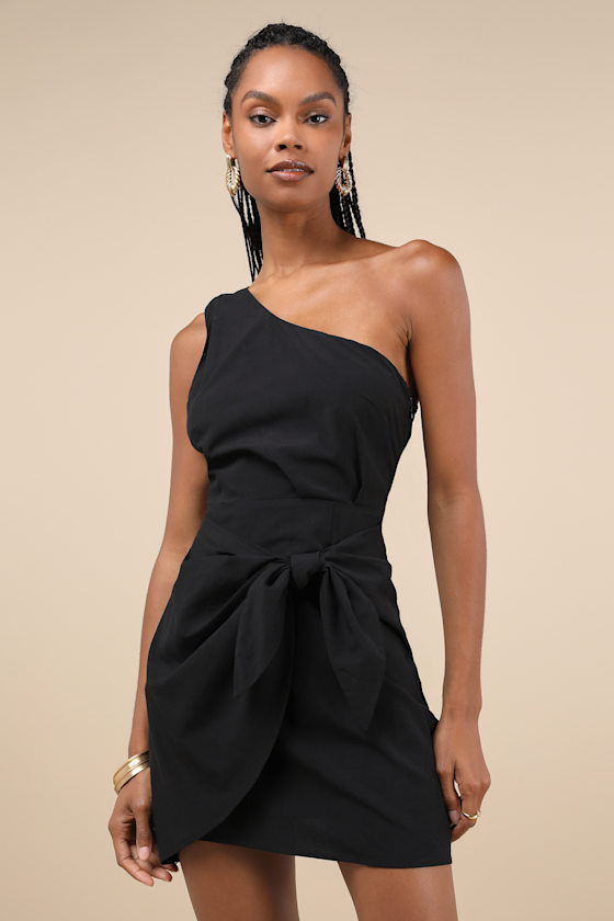 Buy Gorgeous Garden One-shoulder Flower Mini Dress online at DLC Market