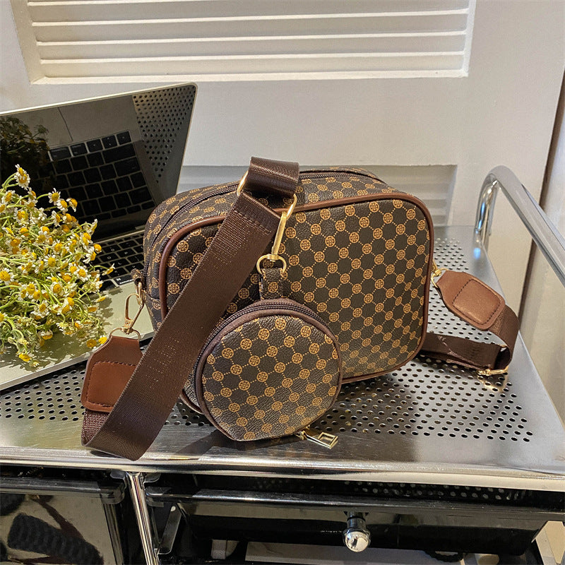 Buy Vintage Pattern Crossbody Bags For Women Shoulder Shell Bag Trend Small Purse And Handbag Luxury Designer Female Square Bag Women's Bag online at DLC Market