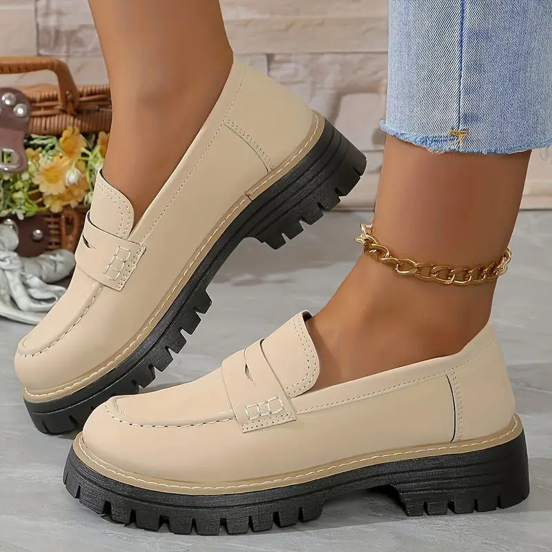 Buy Fashion Flat Shoes Casual Matte British Style Women's Shoes online at DLC Market