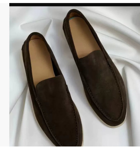 Buy Men's Loafers Summer Casual Frost Flat Shoes Slip-on Driving Shoes online at DLC Market