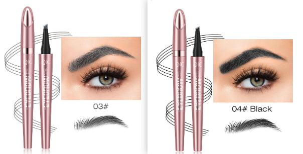 Buy Waterproof And Smooth Not Smudge Four-fork Liquid Eyebrow Pencil online at DLC Market