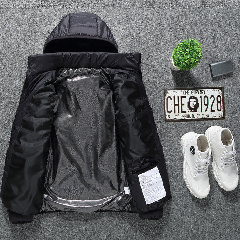 Winter Heated Jacket USB Electric Cotton Coat Zip-up Heater Thermal Clothing Heating Vest For Men by null