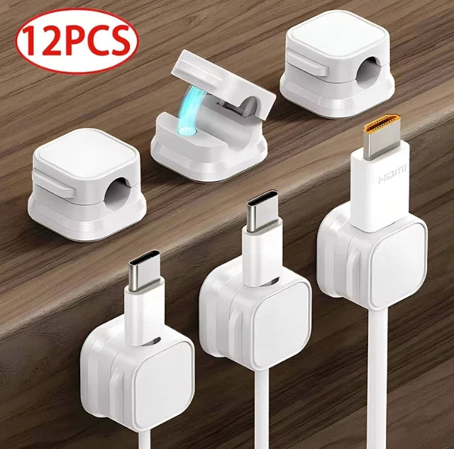 Buy Magnetic Cable Clip Under Desk Cable Management Adjustable Cord Holder Wire Organizer And Cable Management Wire Keeper online at DLC Market
