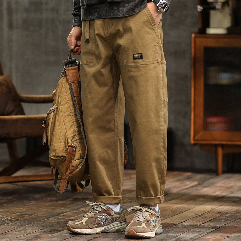 Trendy Men's Clothing Retro Overalls Fashion Brand by null