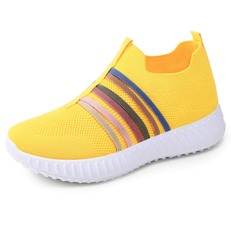 Buy Women's Casual Shoes Breathable Mesh Surface Plus Size Soft Bottom Pumps online at DLC Market