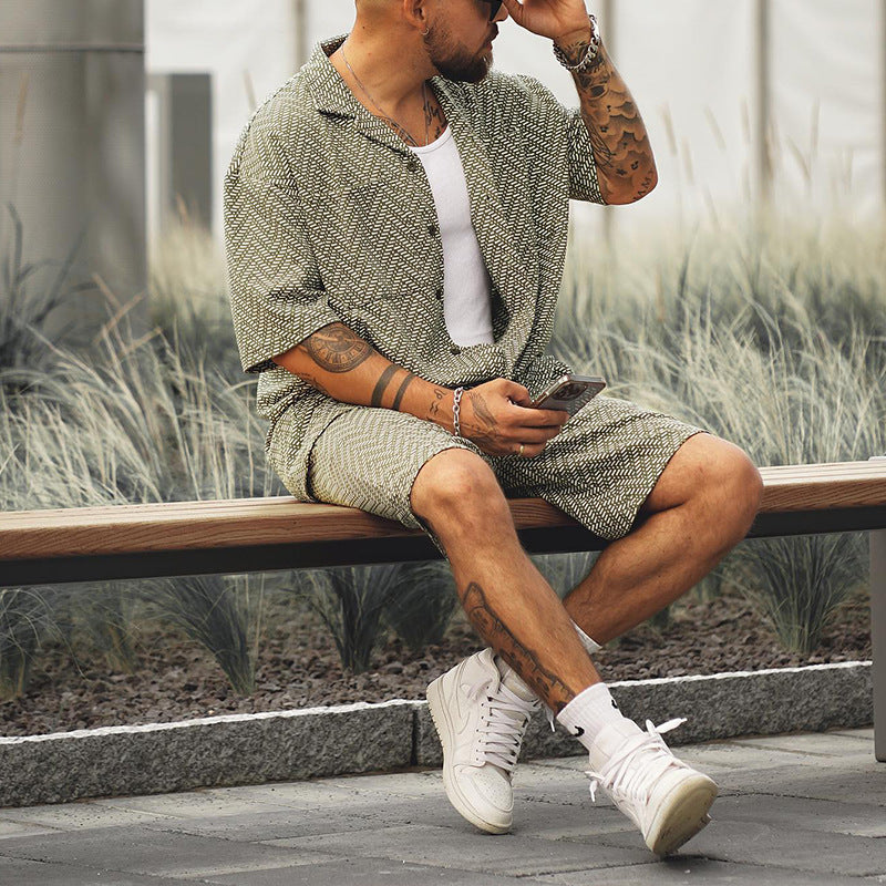 Fashion Individual Casual Shirt Men's Clothing by null