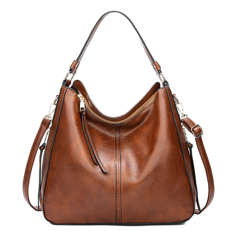 Buy Hobos Zipper Bucket Bags With Adjustable Shoulder-strap Handbags Temperament High Capacity Messenger Shoulder Bag For Women online at DLC Market