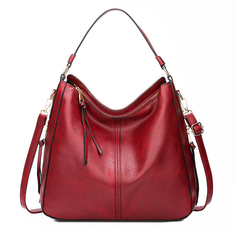 Buy Hobos Zipper Bucket Bags With Adjustable Shoulder-strap Handbags Temperament High Capacity Messenger Shoulder Bag For Women online at DLC Market
