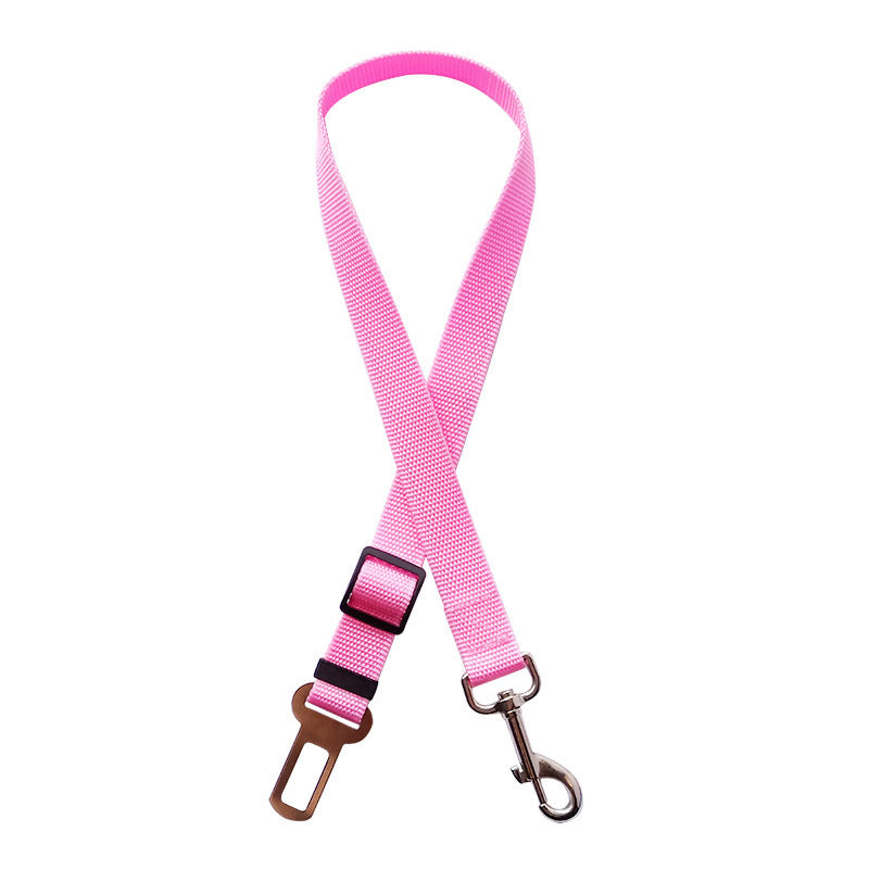 Buy Adjustable Pet Cat Dog Car Seat Belt Pet Seat Vehicle Dog Harness Lead Clip Safety Lever Traction Dog Collars Dogs Accessoires Pets Products online at DLC Market