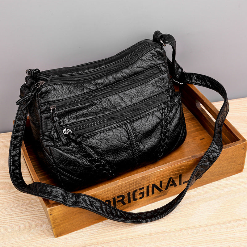 Buy Soft Leather Sense Large Capacity Ladies Messenger Bag online at DLC Market