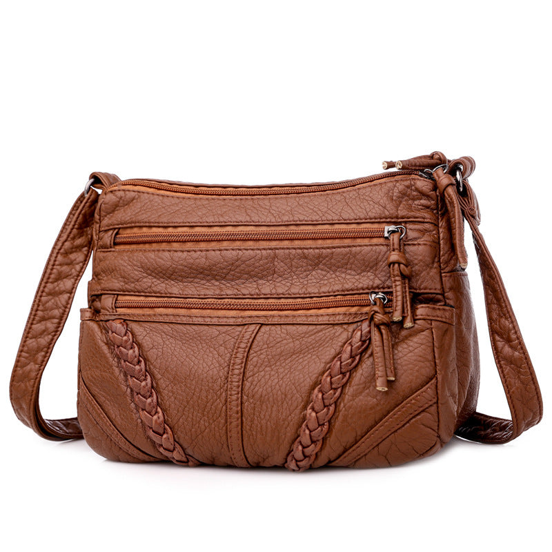 Buy Soft Leather Sense Large Capacity Ladies Messenger Bag online at DLC Market