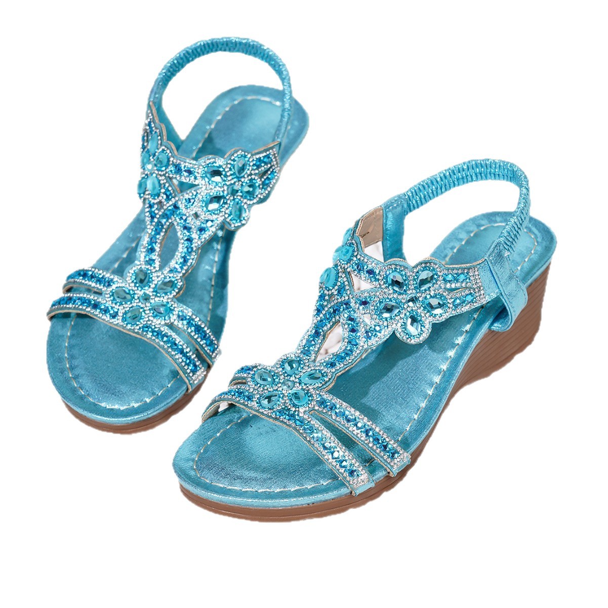 Buy Bohemian-style Thick-soled Wedge Sandals online at DLC Market
