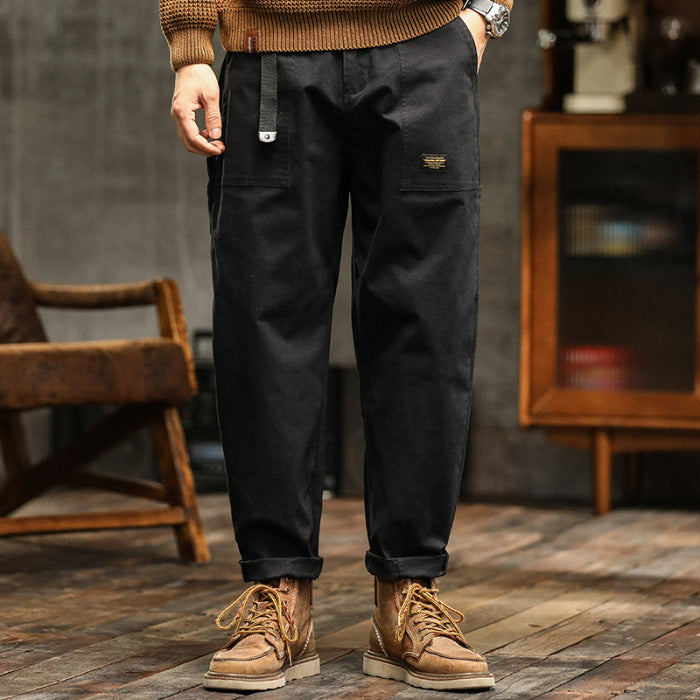 Trendy Men's Clothing Retro Overalls Fashion Brand by null