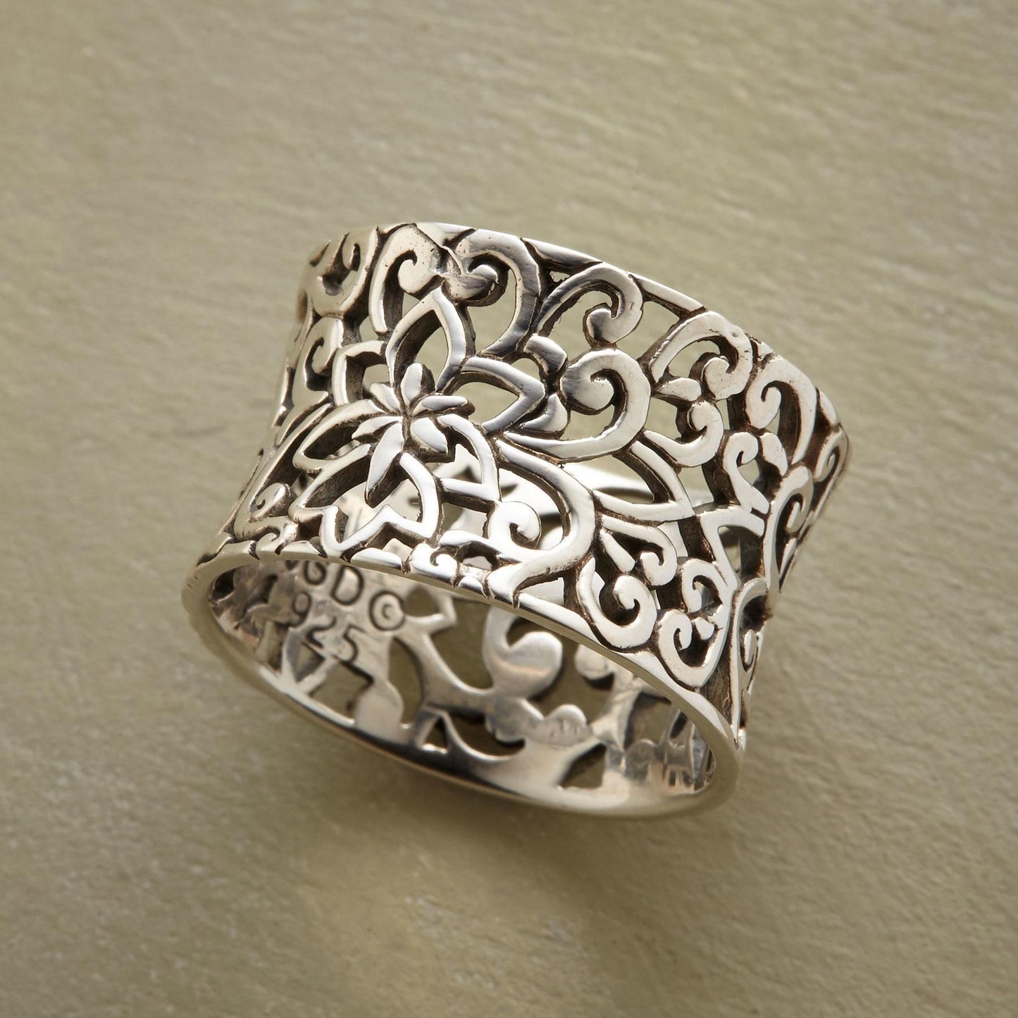 Buy Girlfriends Couple Gift Irregular Hollow Pattern Ring Female online at DLC Market
