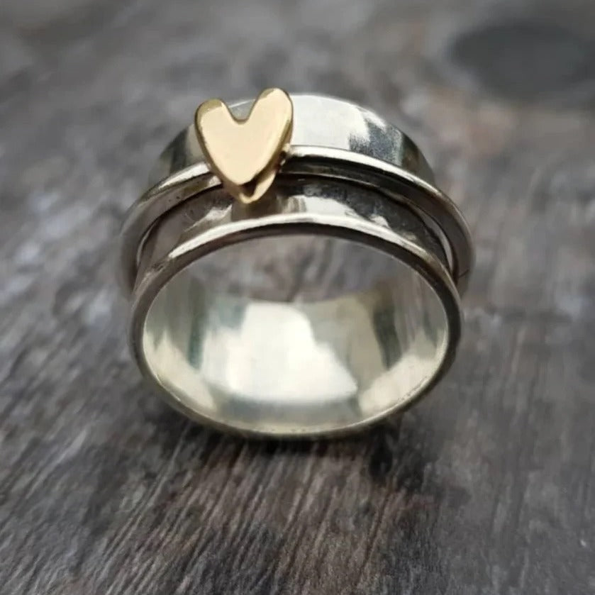 Buy Rotating Decompression Wide-Style Engagement Ring For Women online at DLC Market