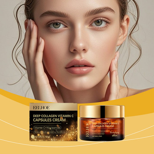 Collagen vitamin C hyaluronic acid capsule face cream | DLC Market