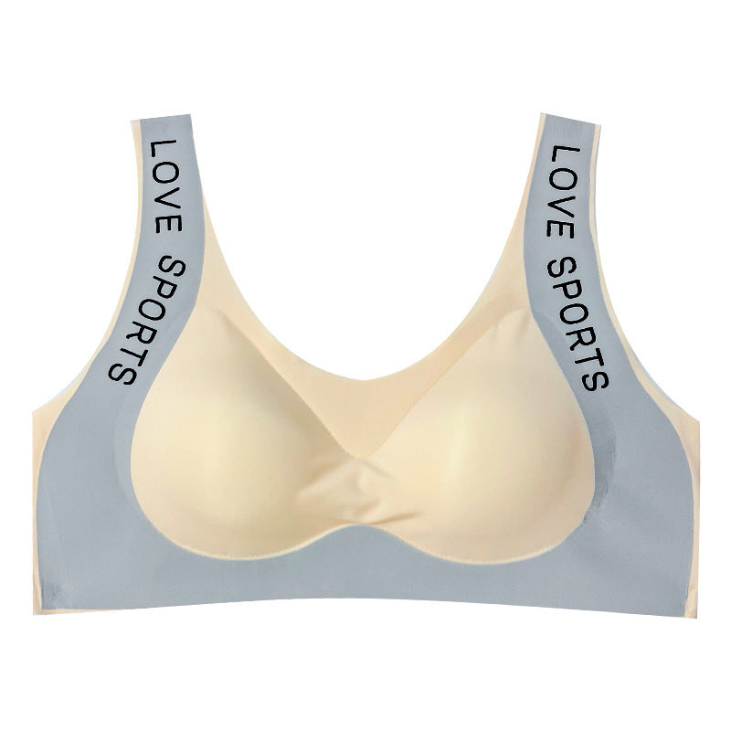 Buy Letter Wide Shoulder Strap Small Chest Gathering Bras Breathable online at DLC Market