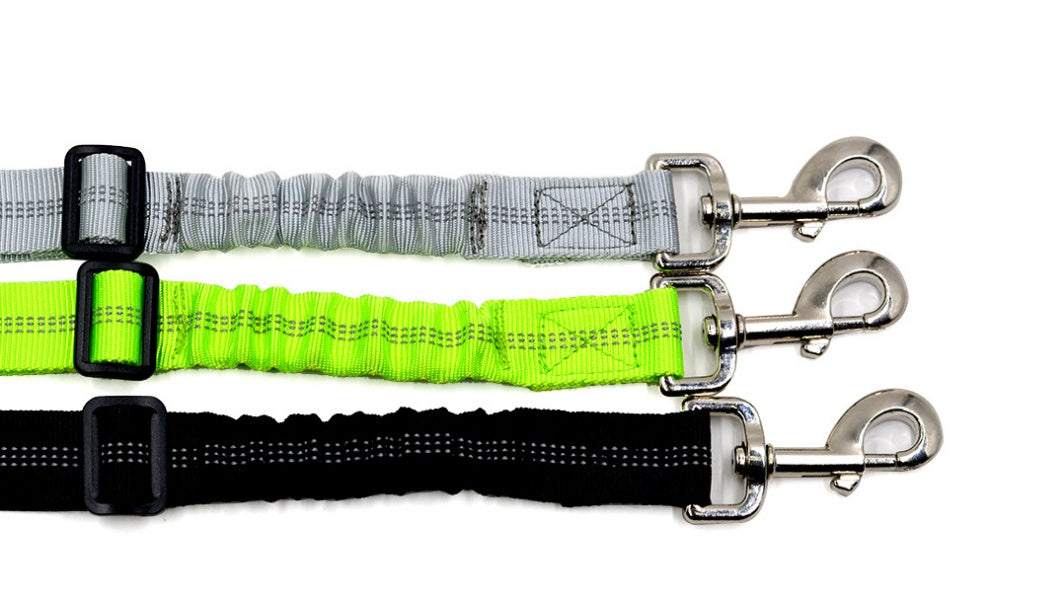 Buy Adjustable Dog Seat Belt Dog Car Seatbelt Harness Leads Elastic Reflective Safety Rope online at DLC Market