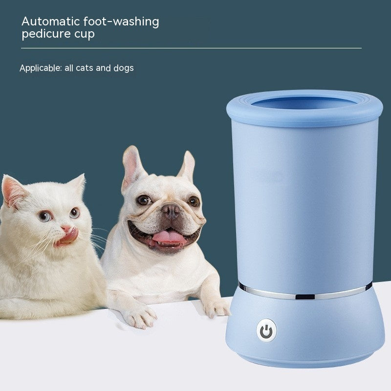 Buy Pet Paw Cleaning Cup Automatic Foot Washing Dogs And Cats Electric Cleaning Device online at DLC Market