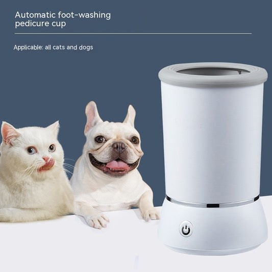 Buy Pet Paw Cleaning Cup Automatic Foot Washing Dogs And Cats Electric Cleaning Device online at DLC Market