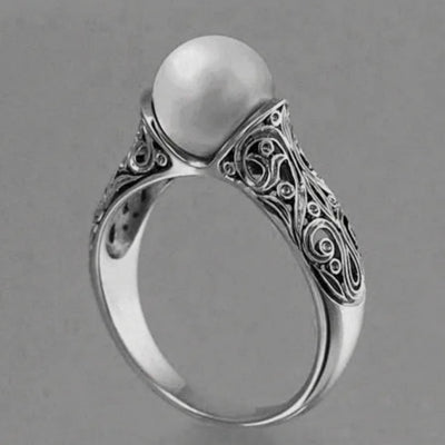 Buy Inlaid Imported Artificial ABS Pearl Ring online at DLC Market
