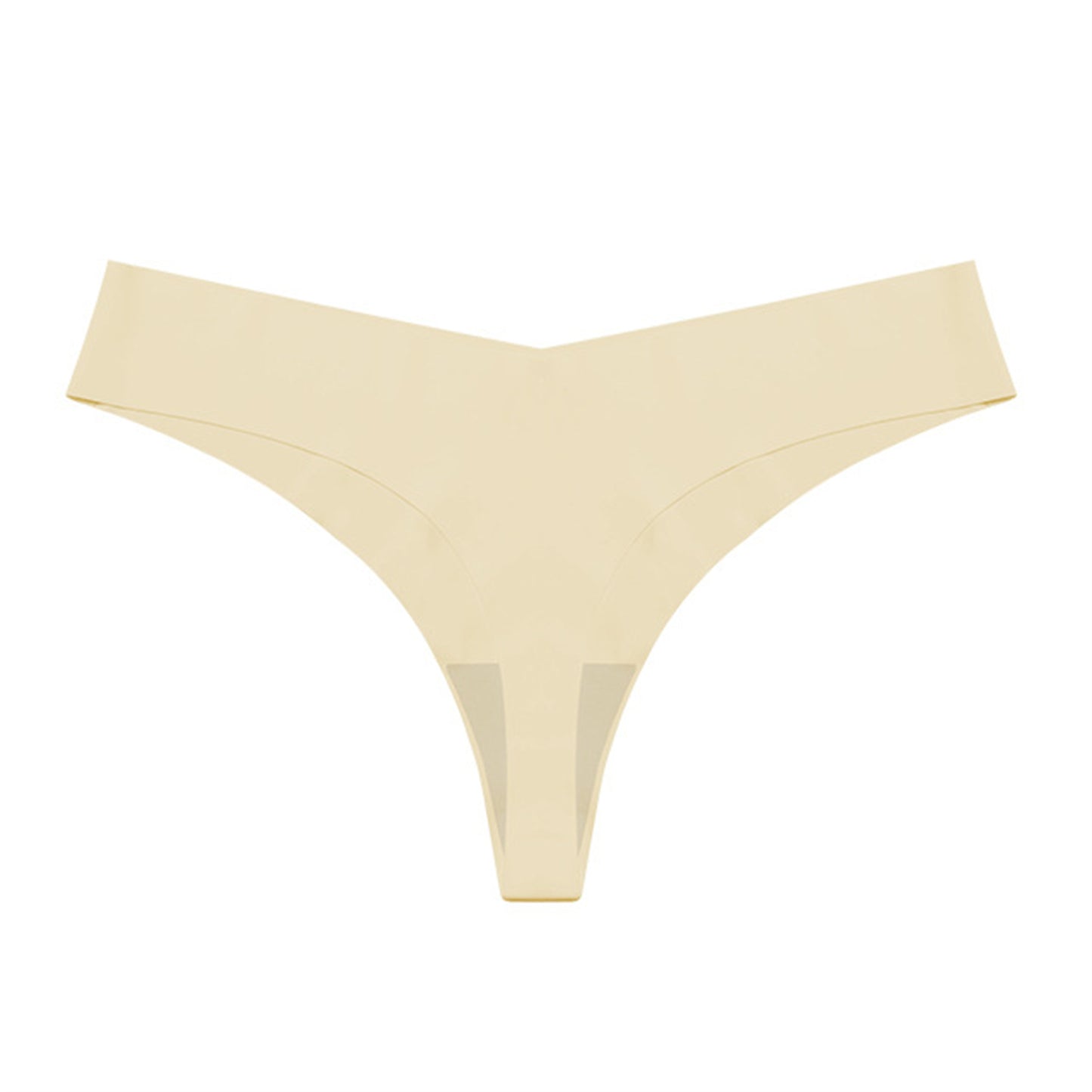 Buy Low Waist Ice Silk Nude Feel Seamless Purified Cotton Crotch T-back online at DLC Market