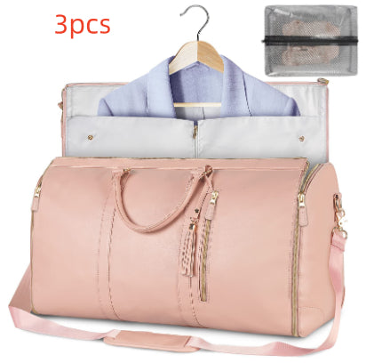 Buy Large Capacity Travel Duffle Bag Women's Handbag Folding Suit Bag Waterproof Clothes Totes online at DLC Market