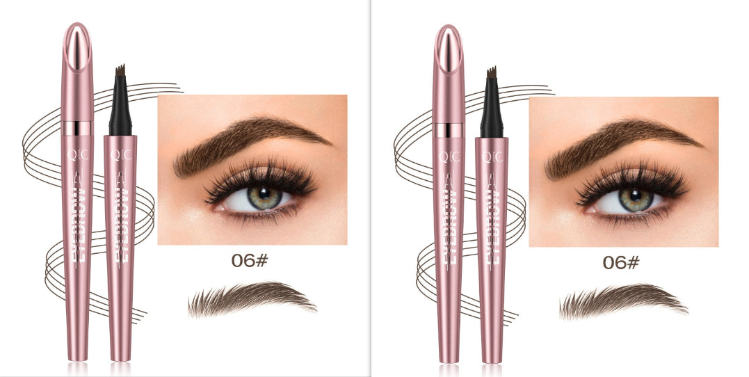 Buy Waterproof And Smooth Not Smudge Four-fork Liquid Eyebrow Pencil online at DLC Market