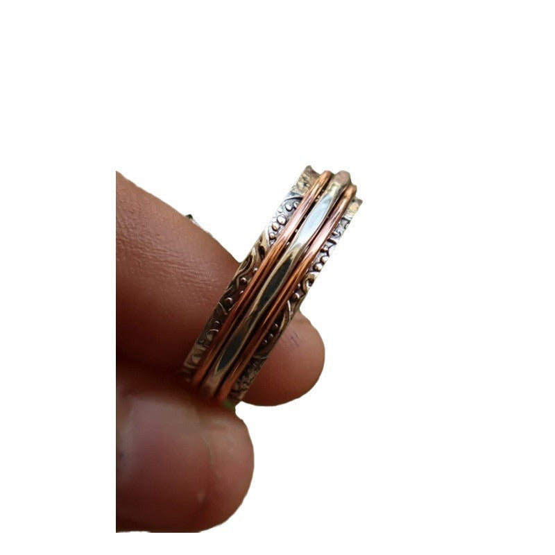 Buy Retro Two-Tone Fashion Women's Ring online at DLC Market