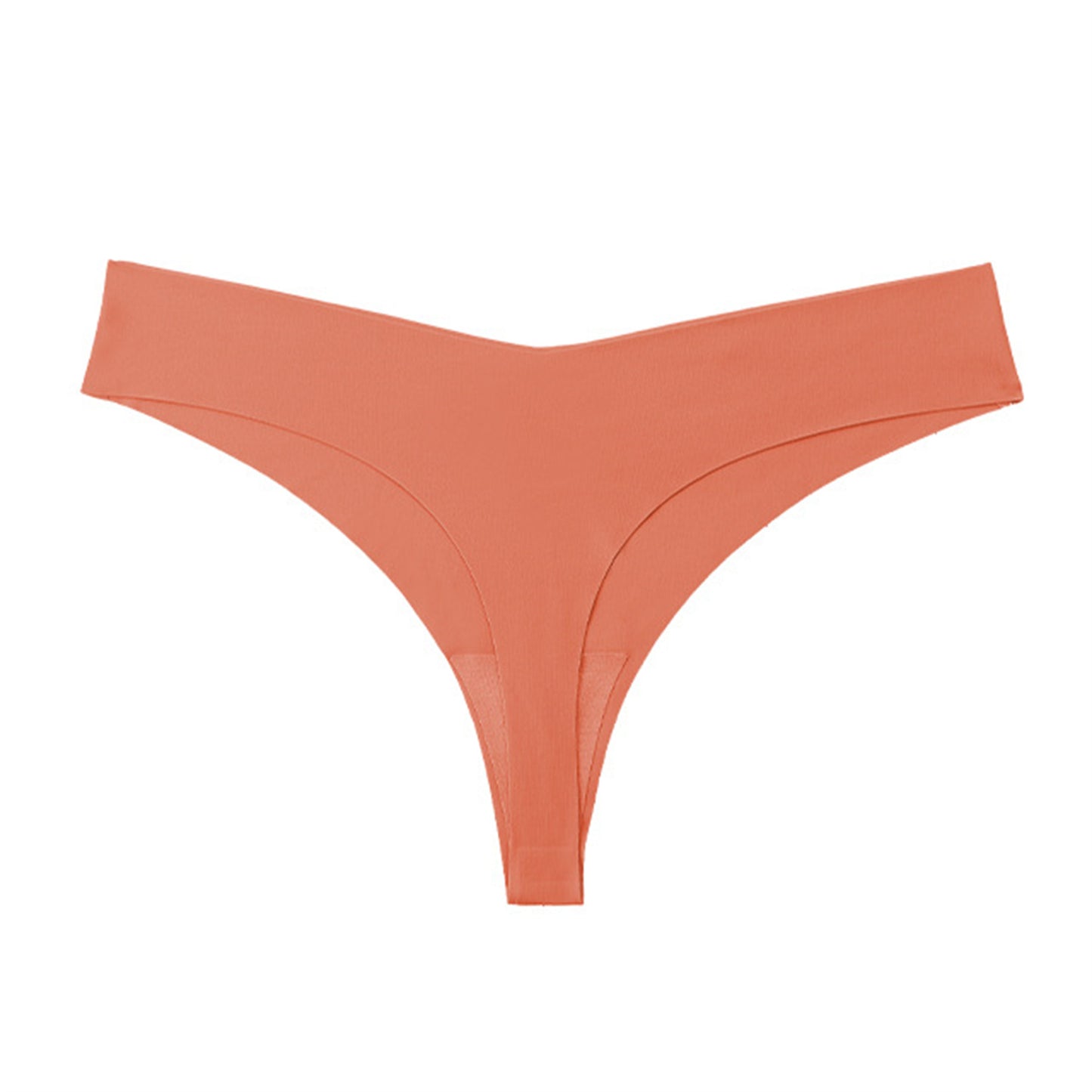 Buy Low Waist Ice Silk Nude Feel Seamless Purified Cotton Crotch T-back online at DLC Market