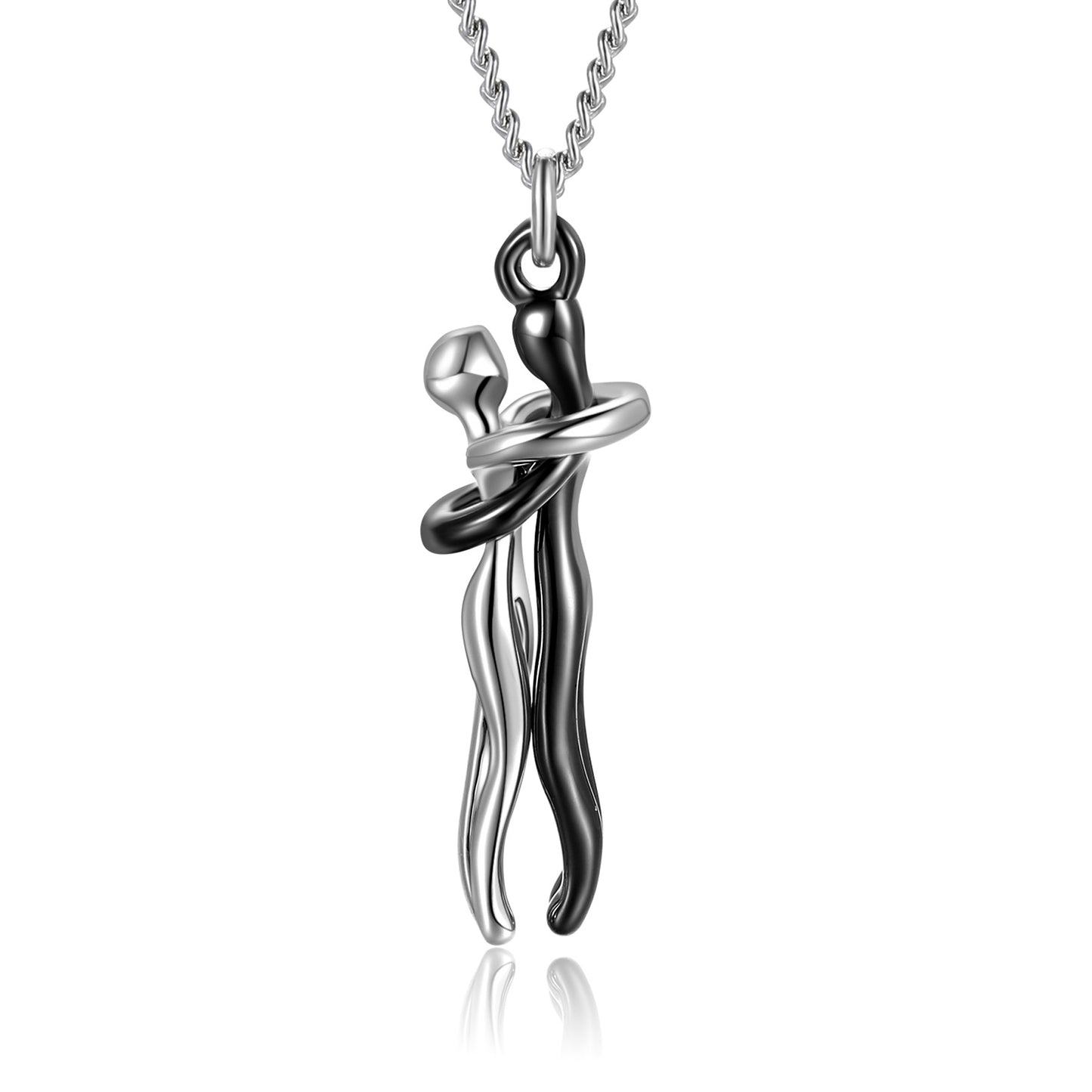 Buy Love Hug Necklace Unisex Men Women Couple Jewelry Simple Temperament Clavicle Chain Valentines Day Lover Gift online at DLC Market