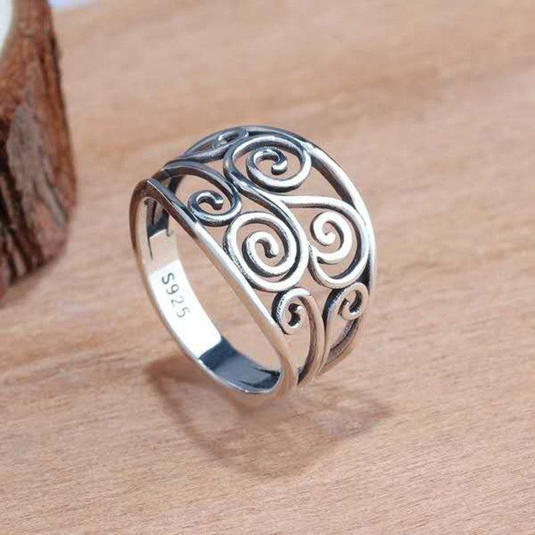 Buy Girlfriends Couple Gift Irregular Hollow Pattern Ring Female online at DLC Market