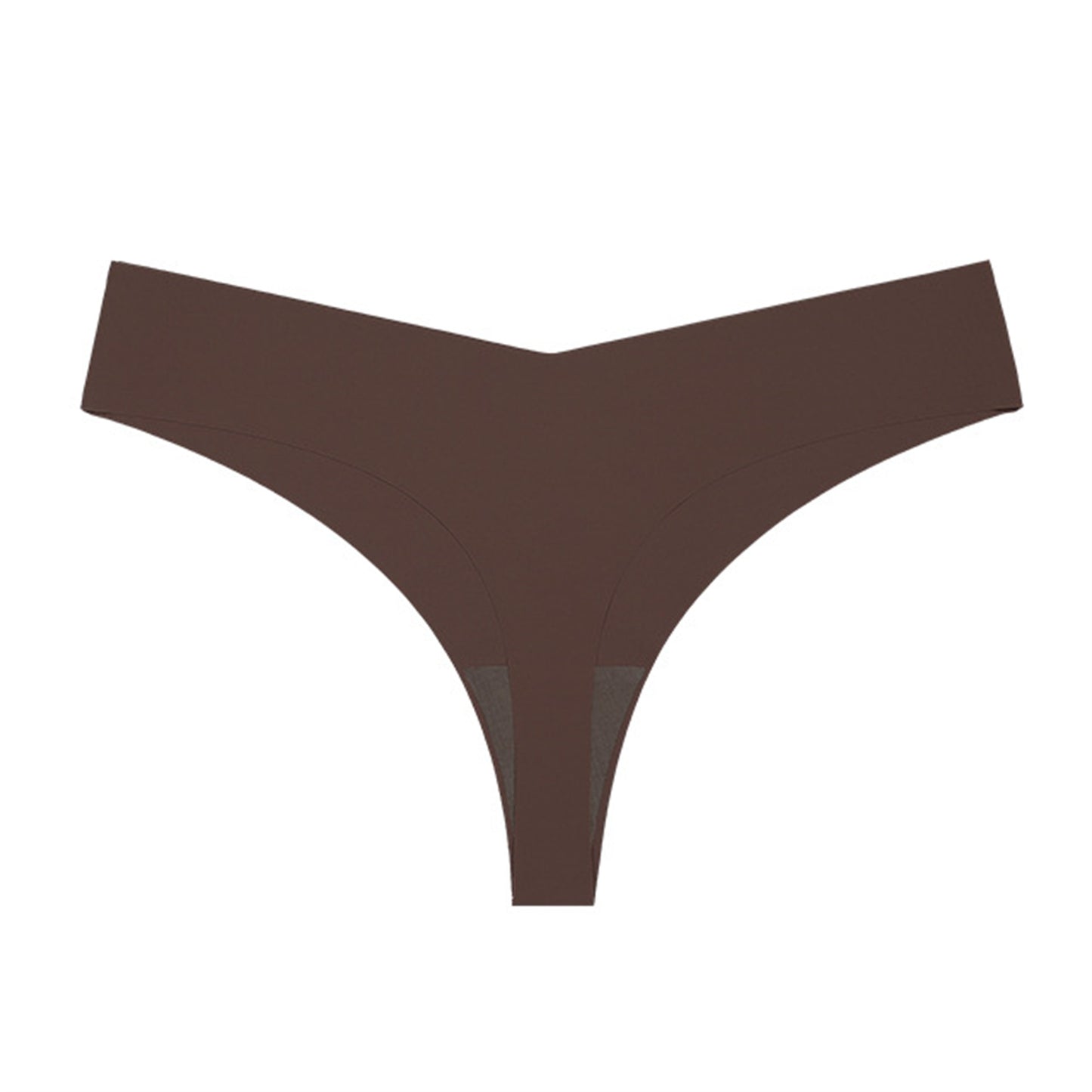 Buy Low Waist Ice Silk Nude Feel Seamless Purified Cotton Crotch T-back online at DLC Market