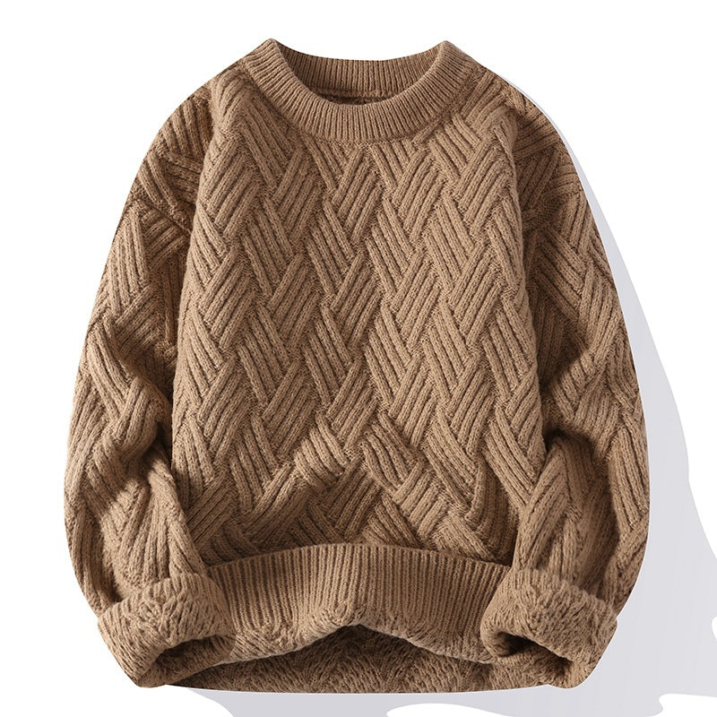 Autumn And Winter Clothing New Men's Thick Sweater by null