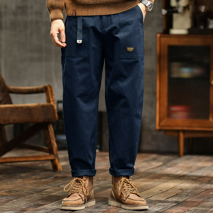 Trendy Men's Clothing Retro Overalls Fashion Brand by null