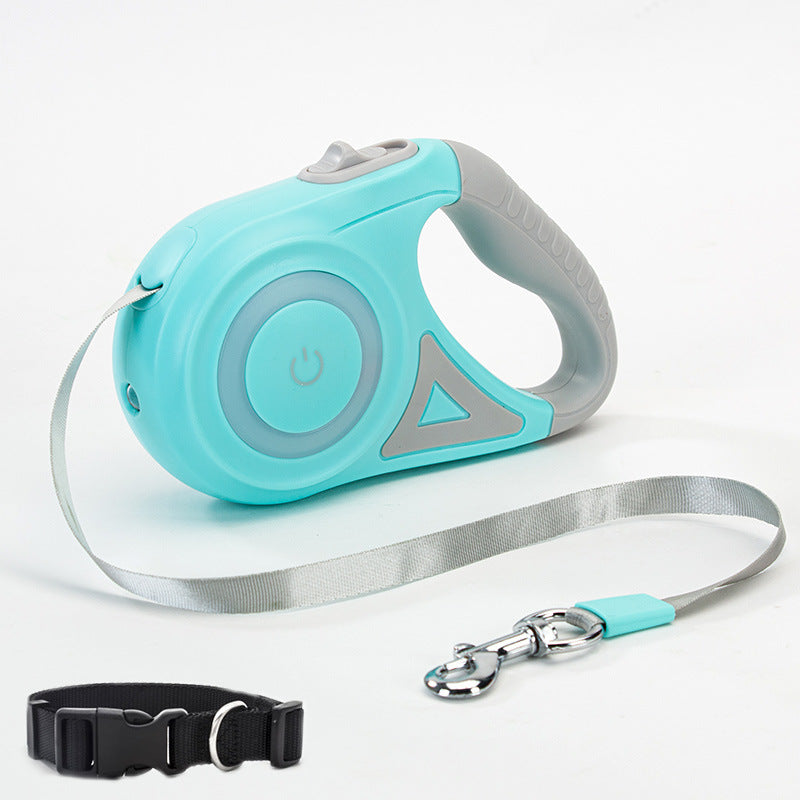 Buy Dog Leash Retractable Leash And Dog Collar Spotlight Automatic Pet Dog Cat Traction Rope For Small Medium Dogs Pet Product online at DLC Market