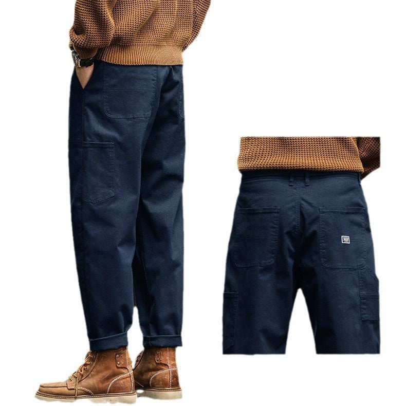 Trendy Men's Clothing Retro Overalls Fashion Brand by null