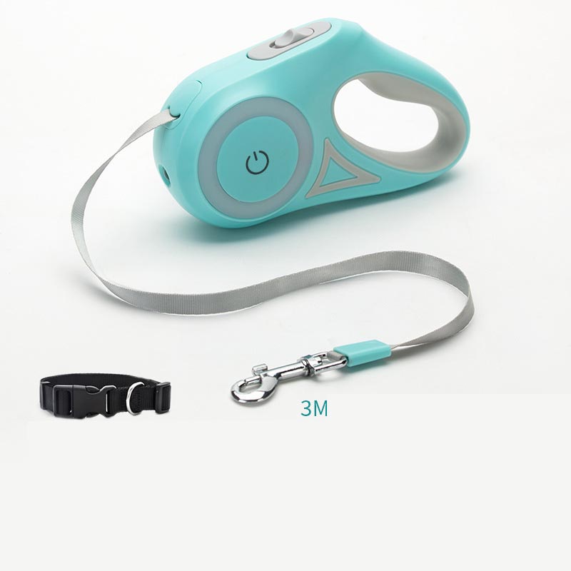 Buy Dog Leash Retractable Leash And Dog Collar Spotlight Automatic Pet Dog Cat Traction Rope For Small Medium Dogs Pet Product online at DLC Market