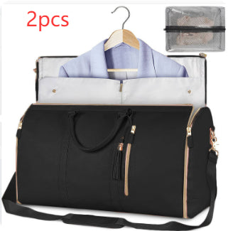 Buy Large Capacity Travel Duffle Bag Women's Handbag Folding Suit Bag Waterproof Clothes Totes online at DLC Market