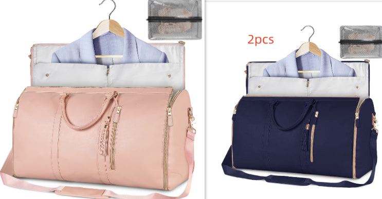 Buy Large Capacity Travel Duffle Bag Women's Handbag Folding Suit Bag Waterproof Clothes Totes online at DLC Market