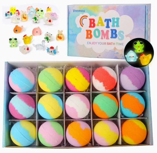 Buy Glow-in-the-Dark Doll-Shaped Bath Bombs - Kids Bath Time Fun Set with Fizzing Bubble Foam online at DLC Market
