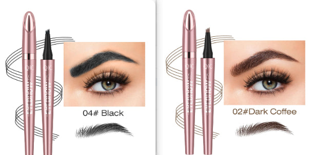 Buy Waterproof And Smooth Not Smudge Four-fork Liquid Eyebrow Pencil online at DLC Market