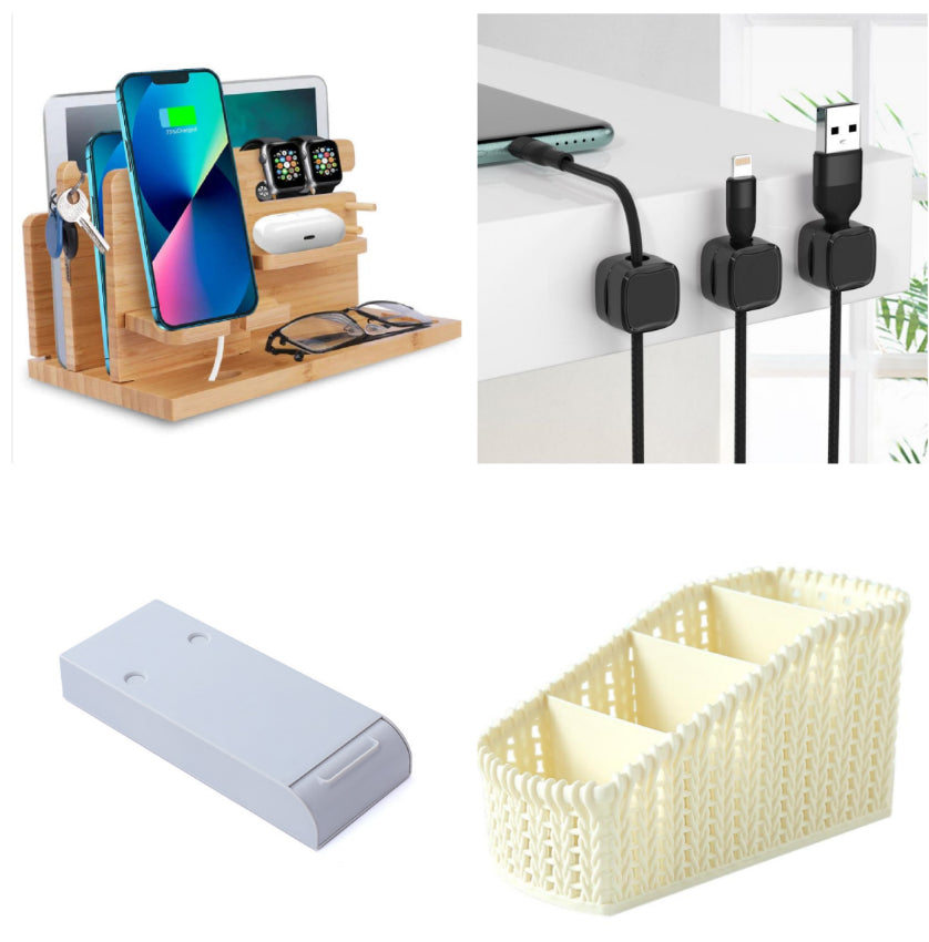 Buy Magnetic Cable Clip Under Desk Cable Management Adjustable Cord Holder Wire Organizer And Cable Management Wire Keeper online at DLC Market