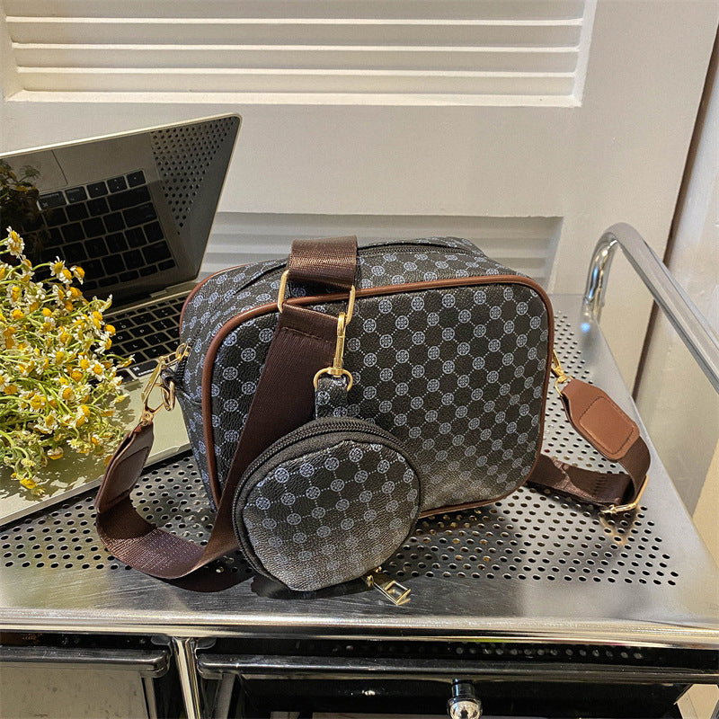 Buy Vintage Pattern Crossbody Bags For Women Shoulder Shell Bag Trend Small Purse And Handbag Luxury Designer Female Square Bag Women's Bag online at DLC Market